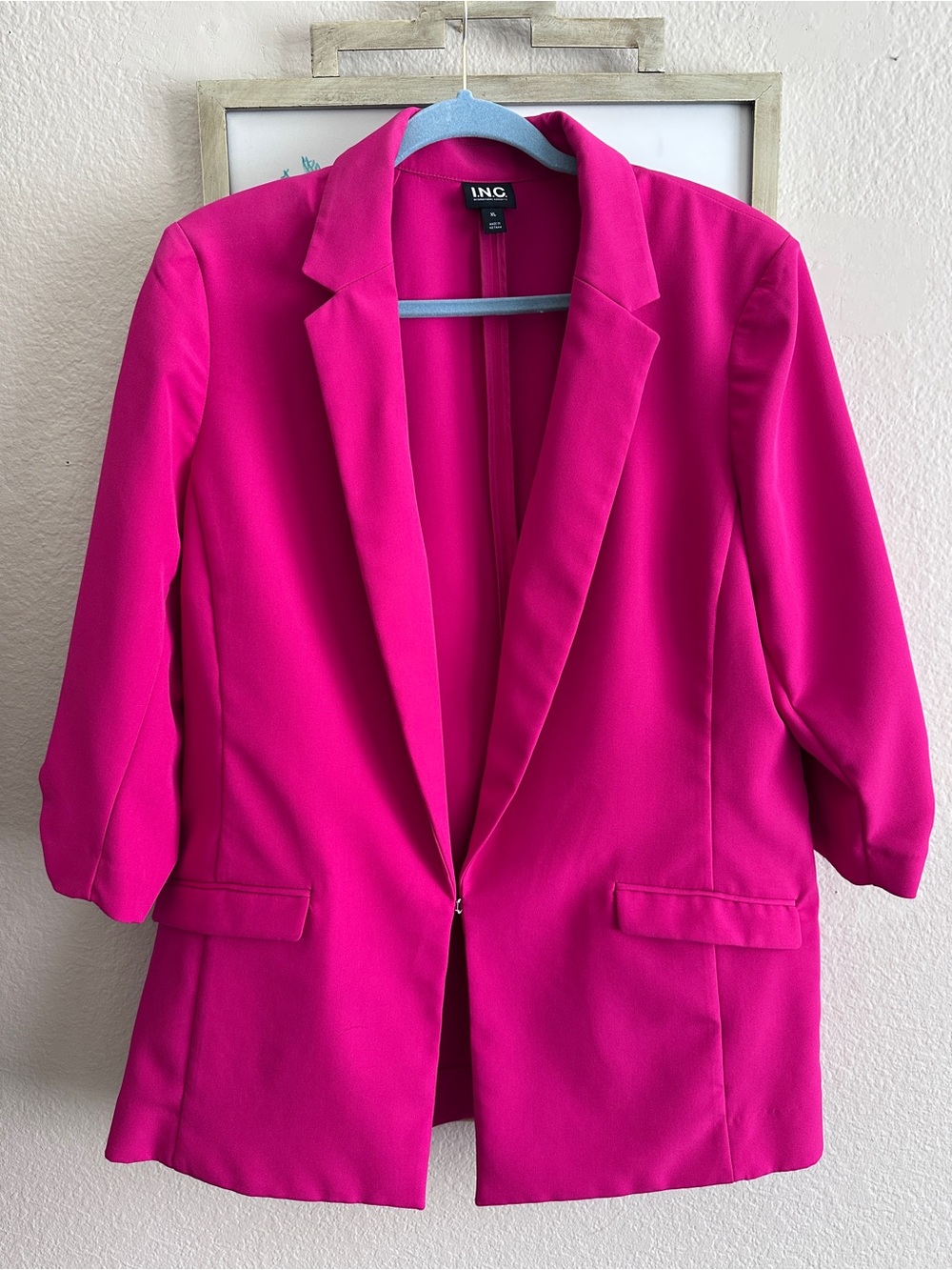 INC International Concepts Hot Pink Blazer
